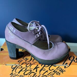 Dr Martens Lalana Lilac Jelly Roadster pumps
